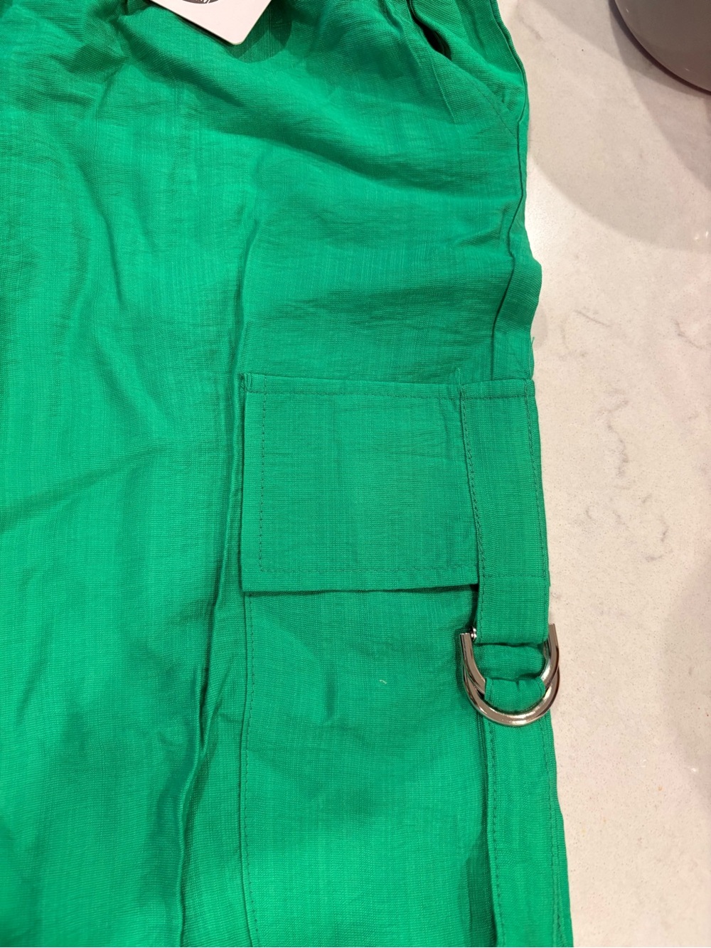 Green Cargo Jogger Pants - Women's Track Pants & Joggers - Picture 2 of 4